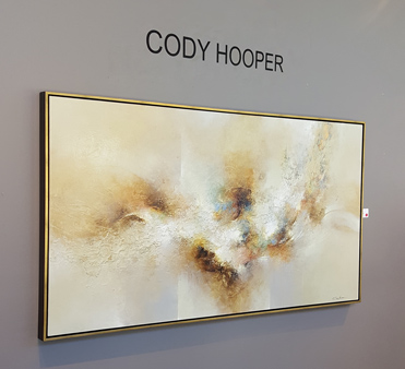 Acrylic on Canvas in Floater Frame by Cody Hooper / 70-1/8″ wide x 40-1/8″ High