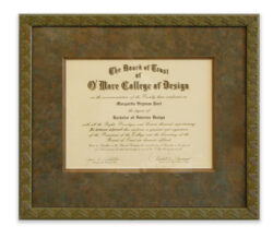 Maria Port Framed Diploma